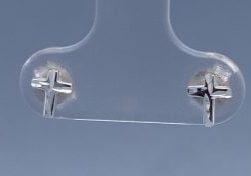small cross studs