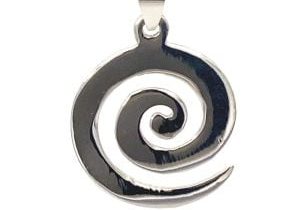 spiral pendant
